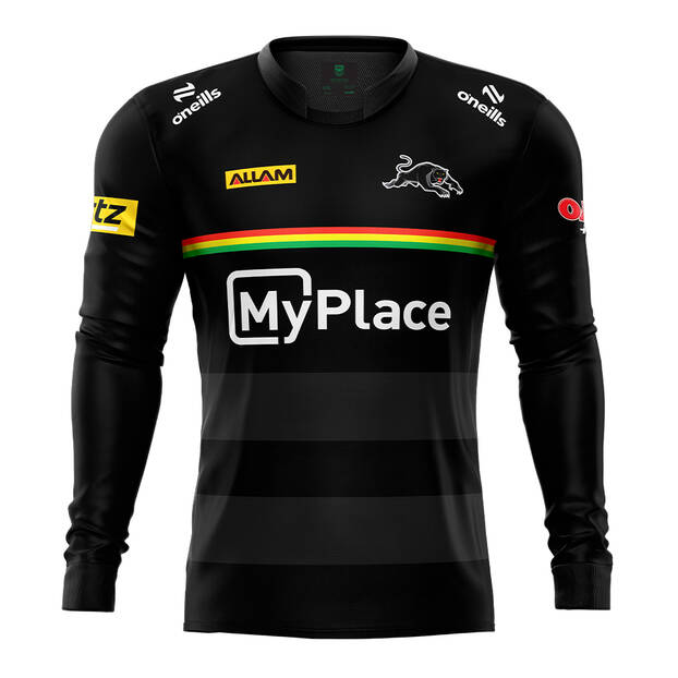 NRL Penrith Panthers 2025 Long Sleeve Training Jersey