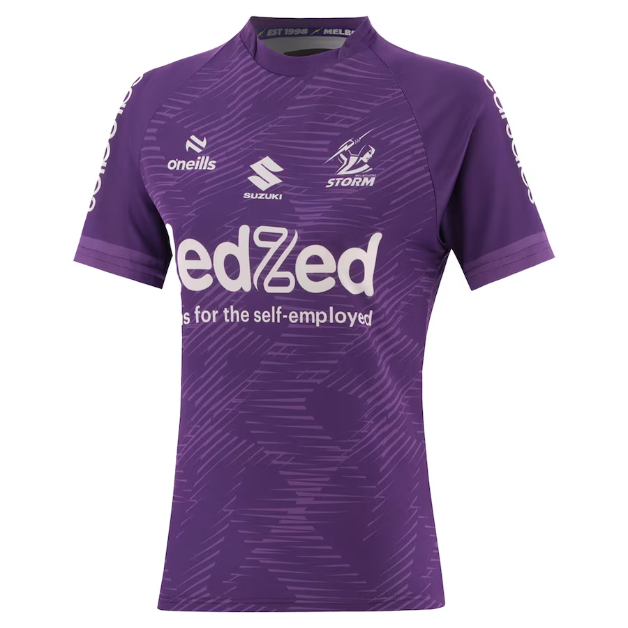 Women's NRL Melbourne Storm 2025 Purple Training Jersey