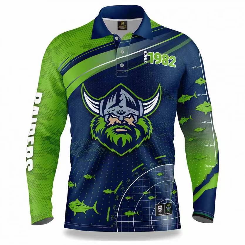NRL Canberra Raiders 2022 'FISHFINDER' Fishing Shirt