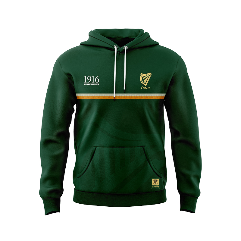 Men's Ireland GAA 1916 Commemoration Green Hoodie