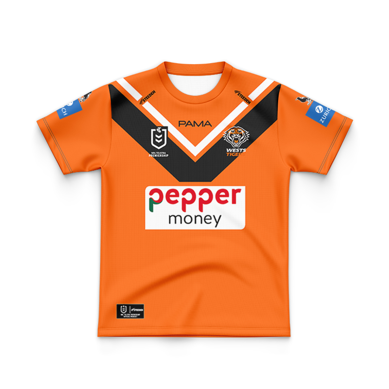 Kid's Wests Tigers 2025 Away Jersey
