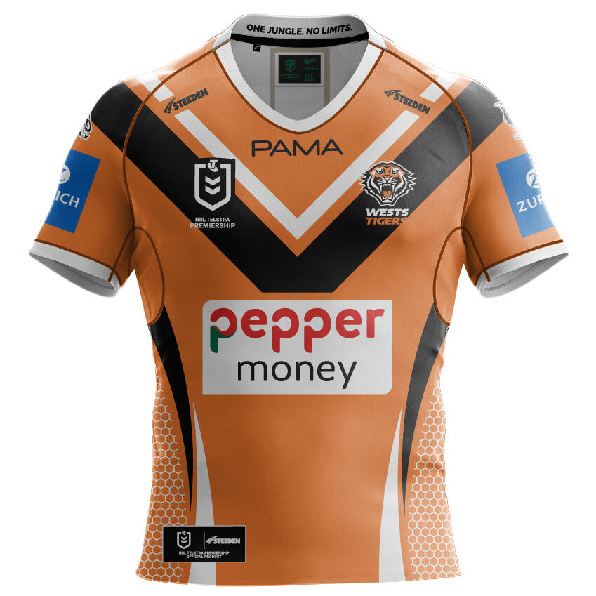 Wests Tigers 2025 Away Jersey