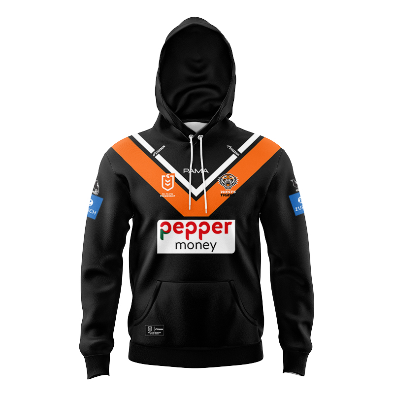 Kid's Wests Tigers 2025 Home Hoodie