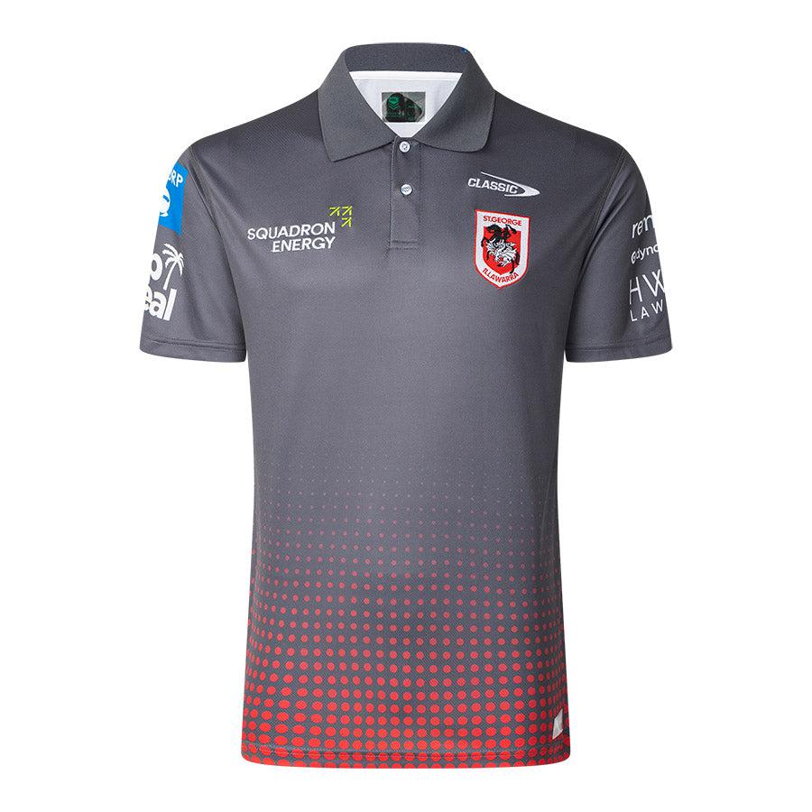NRL St George Illawarra Dragons 2025 Men's Team Polo Shirt