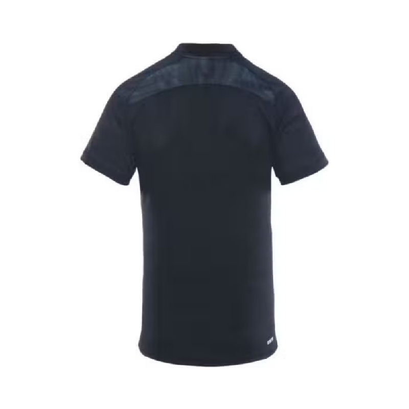 New Zealand Kiwis 2025 Mens Black Media Polo Shirt