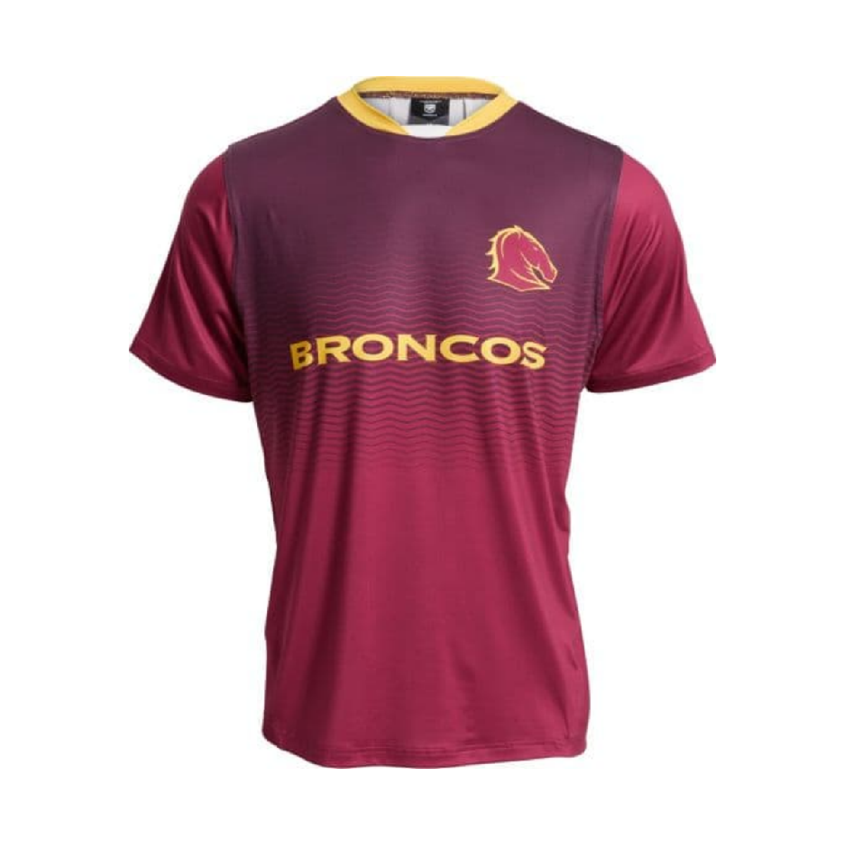 NRL Brisbane Broncos 2025 NRL Mens Tech Shirt