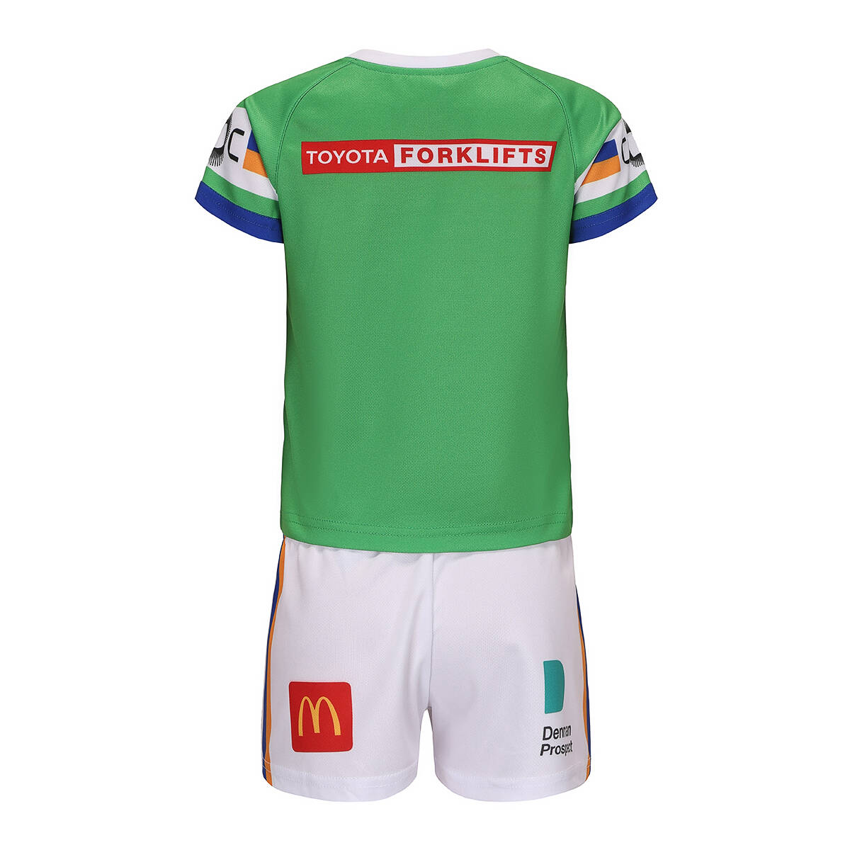 Kid's Canberra Raiders 2025 Home Jersey+Shorts