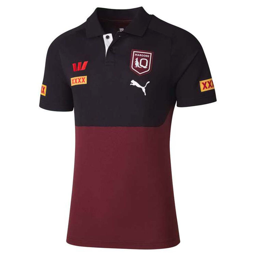 QLD Maroons 2025 Training Polo Shirt