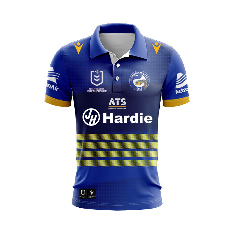 NRL Parramatta Eels 2025 Home Polo Shirt