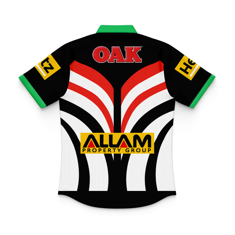 Kid's NRL Penrith Panthers 2025 Warm UP Polo Jersey