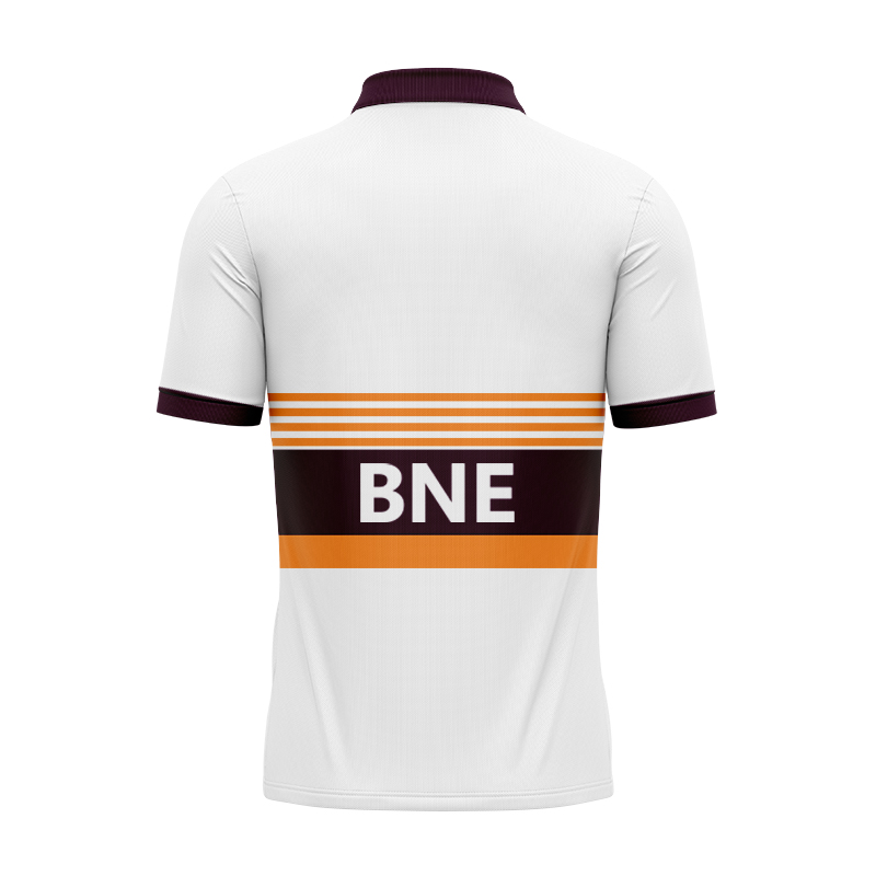 NRL Brisbane Broncos 2025 Mens Run Out Polo Shirt