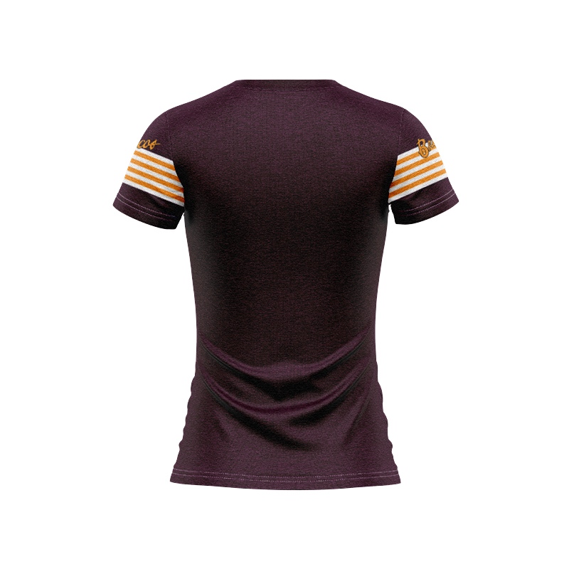 Women's NRL Brisbane Broncos 2025 Mulberry Media Jersey