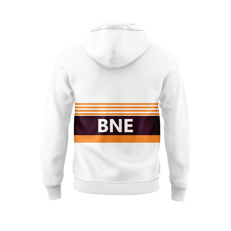 NRL Brisbane Broncos 2025 Mens Run Out Sport Hoodie