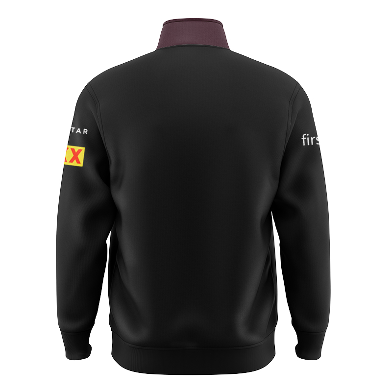 NRL Brisbane Broncos 2025 Black Team Jacket