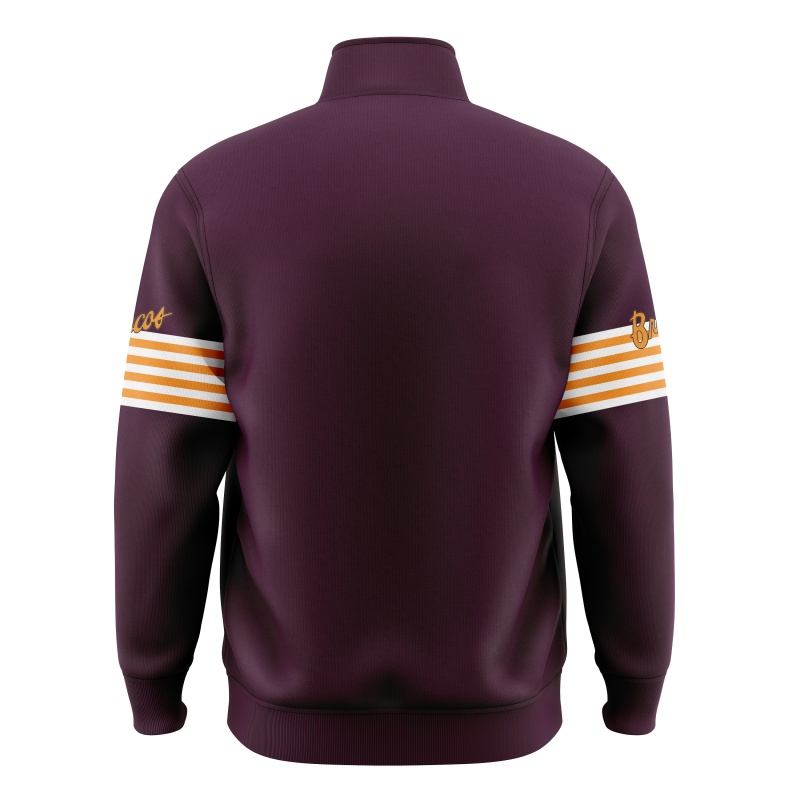 NRL Brisbane Broncos 2025 Mulberry Media Jacket