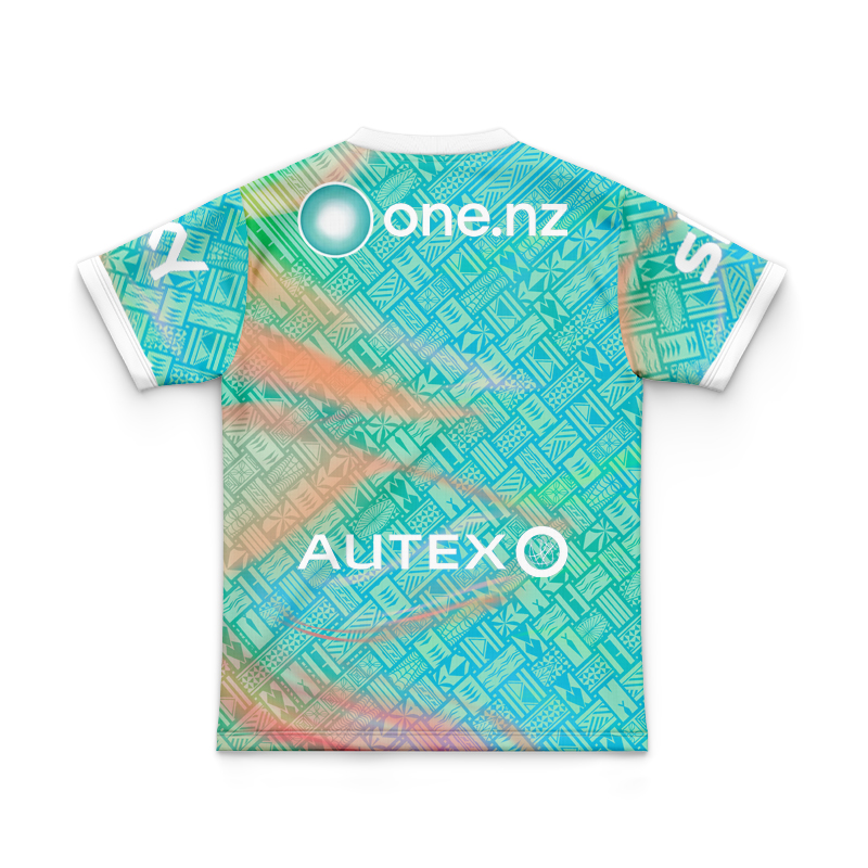 Kid's NRL New Zealand Warriors 2025 Dynasty Pasifika Jersey