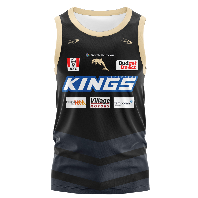 NRL Dolphins 2025 Coaches Training Singlet