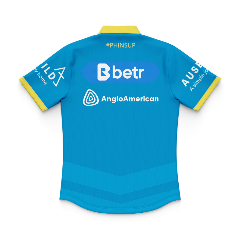 Kid's NRL Dolphins 2025 Teal Training Polo Jersey