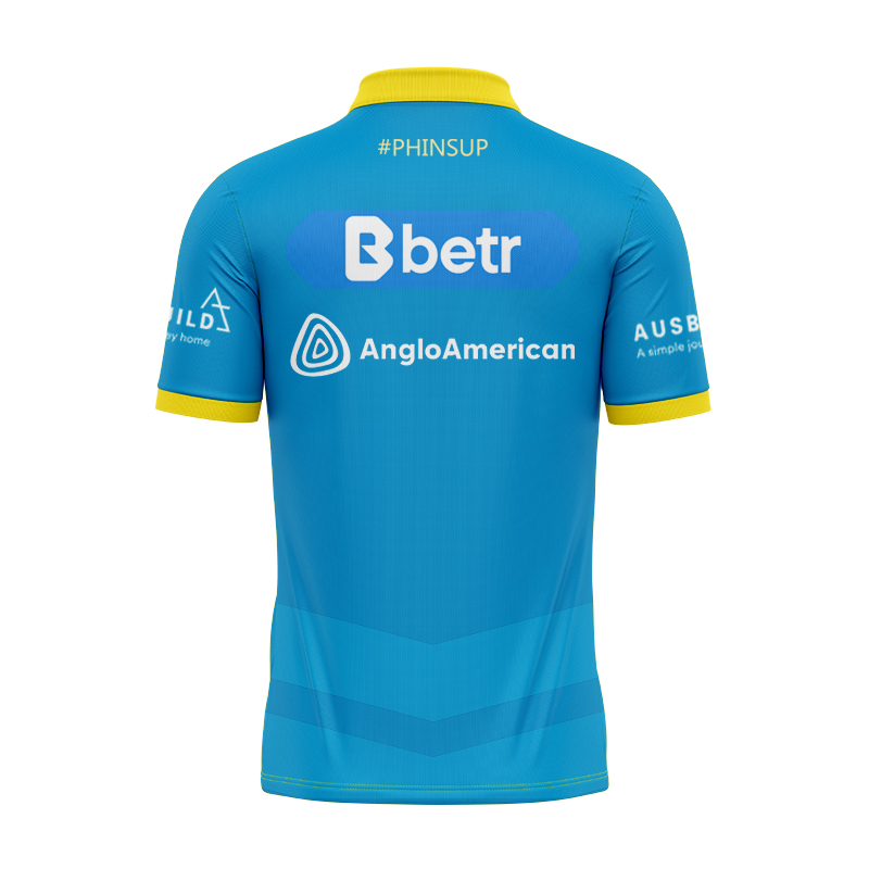 NRL Dolphins 2025 Teal Training Polo Shirt