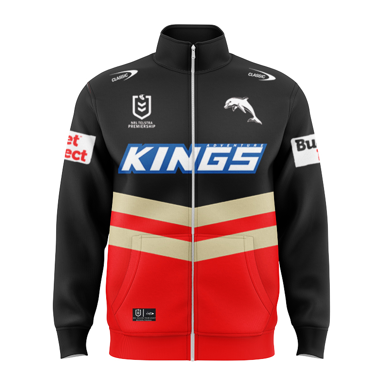 NRL Dolphins 2025 Away Jacket