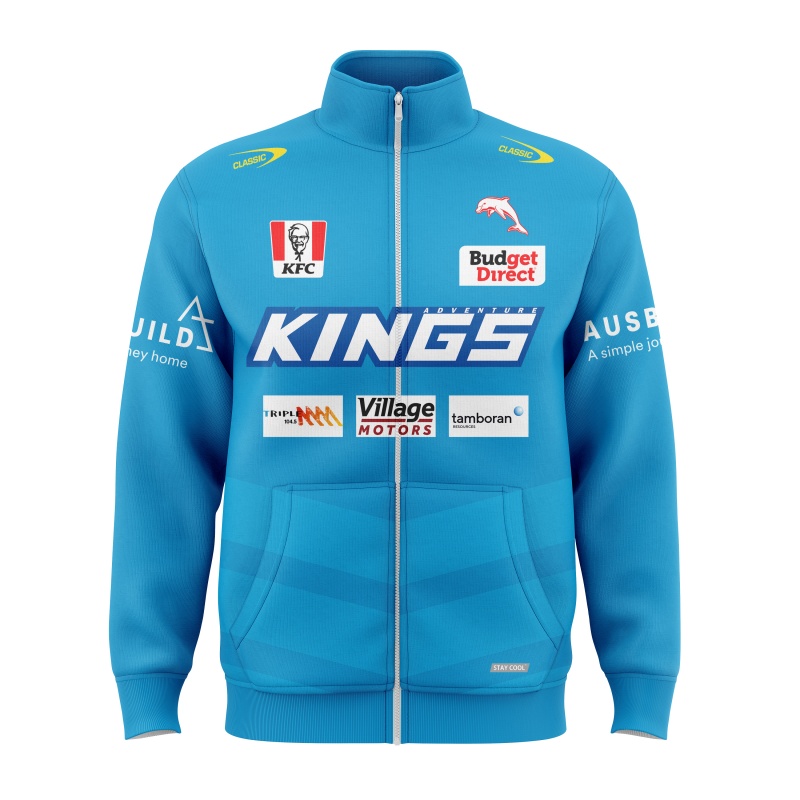 NRL Dolphins 2025 Teal Training Jacket