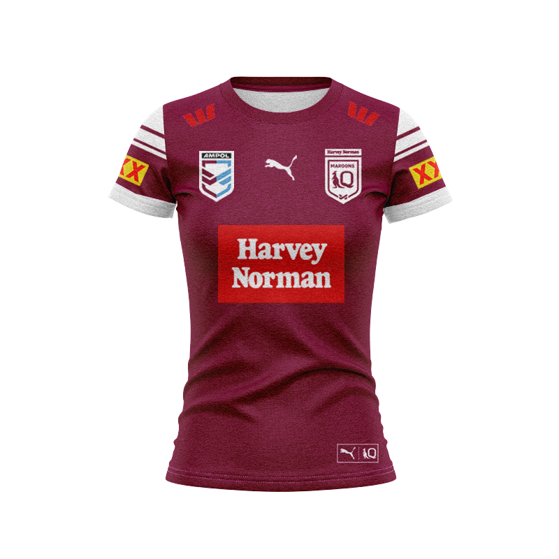 Women's NRL QLD Maroons 2025 WSOO Home Jersey
