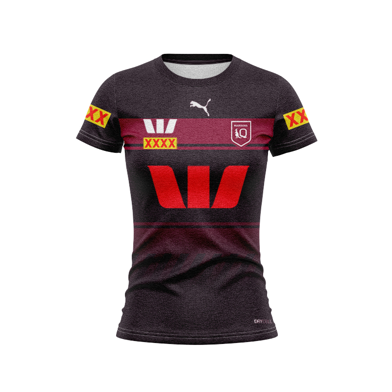 Women's NRL QLD Maroons 2025 Away Training Jersey