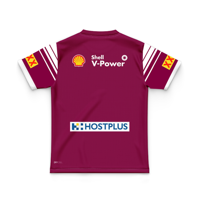 Kid's NRL QLD Maroons 2025 Home Jersey