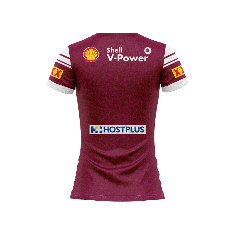 Women's NRL QLD Maroons 2025 WSOO Home Jersey