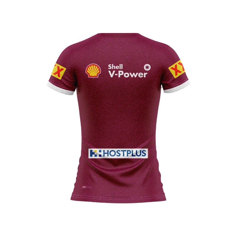 Women's NRL QLD Maroons 2025 Home Jersey
