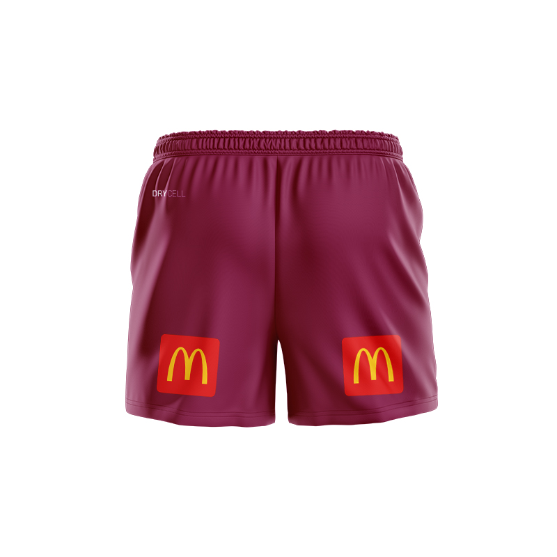 NRL QLD Maroons 2025 Home Shorts