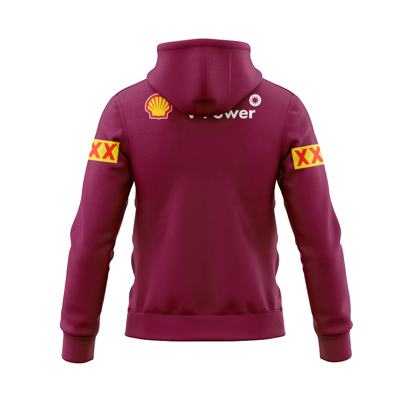 NRL QLD Maroons 2025 Home Training Zipper Hoodie