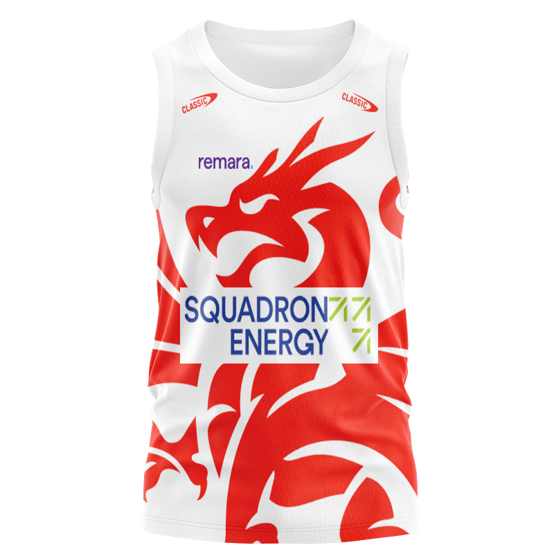 NRL St George Illawarra Dragons 2025 Warm UP Singlet