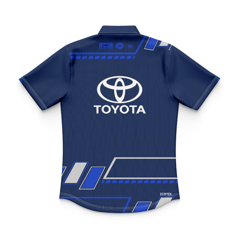 Kid's NRL North Queensland Cowboys 2025 Navy Training Polo Shirt