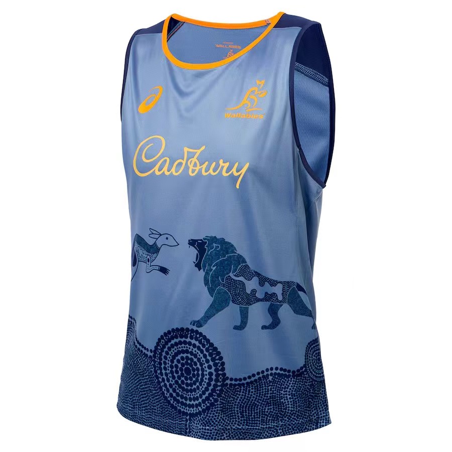 Australian Wallabies Lions Tour 2025 Away Singlet