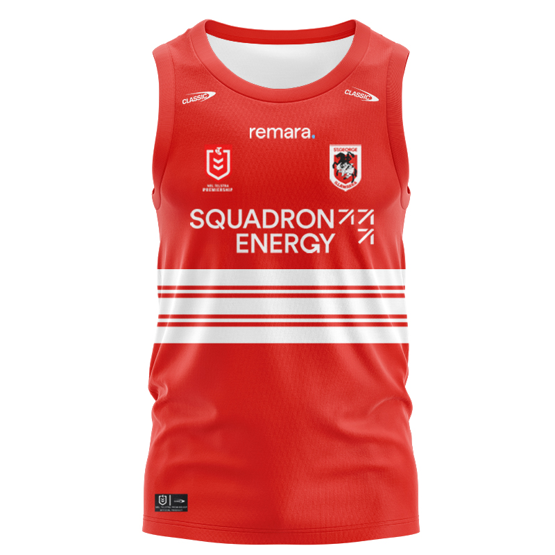 NRL St George Illawarra Dragons 2025 Away Singlet