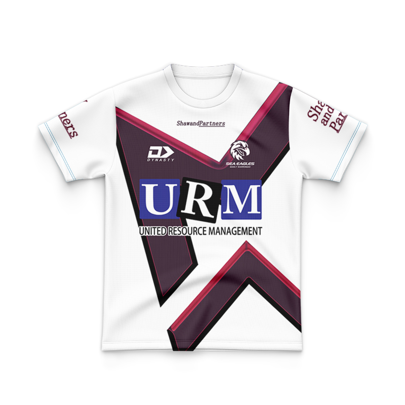 Kid's NRL Manly Warringah Sea Eagles 2025 MW Warm UP Tee