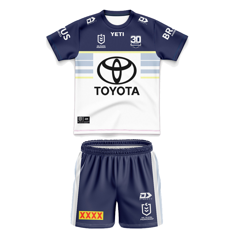 Kid's NRL North Queensland Cowboys 2025 Home Jersey+Shorts