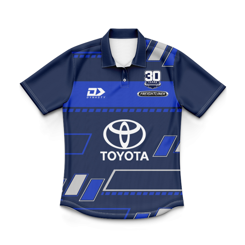 Kid's NRL North Queensland Cowboys 2025 Navy Training Polo Shirt