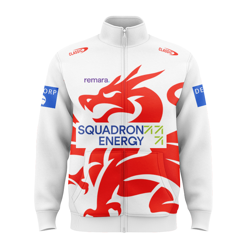 NRL St George Illawarra Dragons 2025 Warm UP Jacket