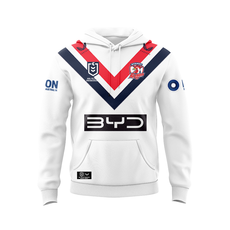 NRL Sydney Roosters 2025 Away Sport Hoodie