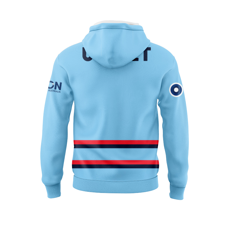 NRL Sydney Roosters 2025 Castore Blue Training Sport Hoodie