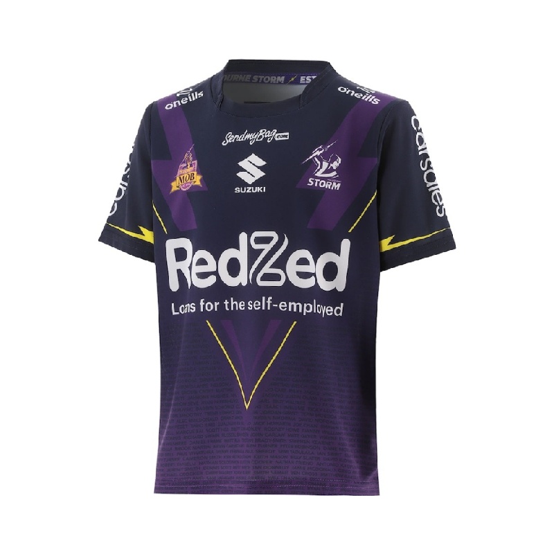 NRL Melbourne Storm 2025 Warm Up Jersey