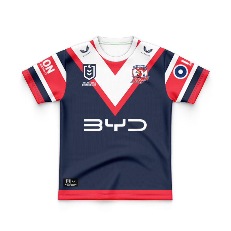 Kid's NRL Sydney Roosters 2025 Home Jersey
