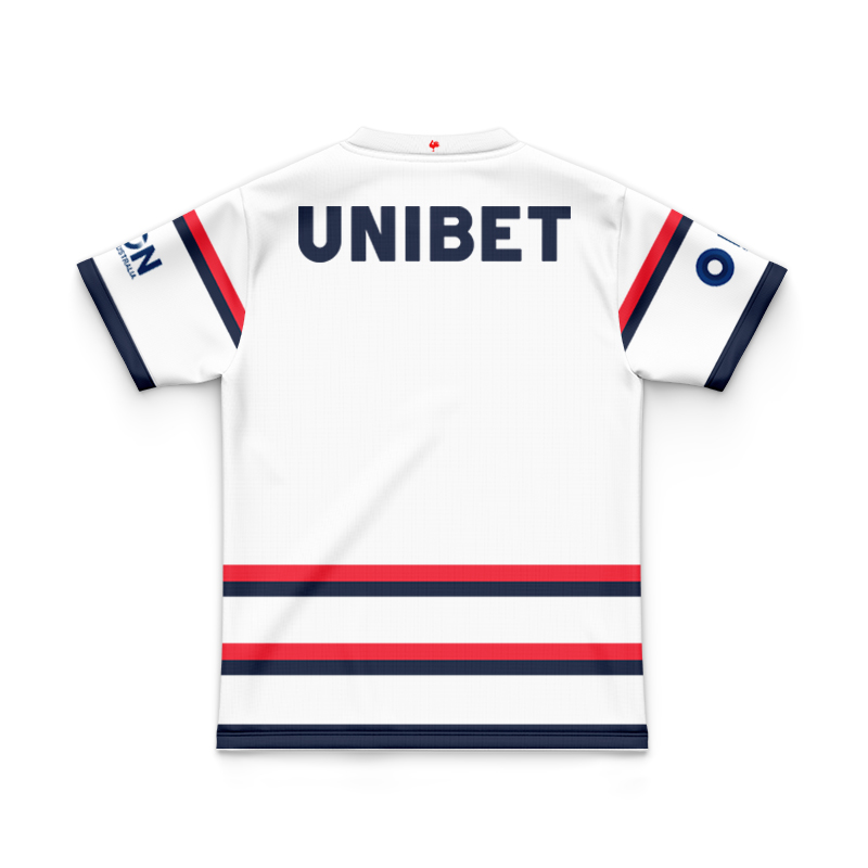 Kid's NRL Sydney Roosters 2025 Castore White Training Jersey