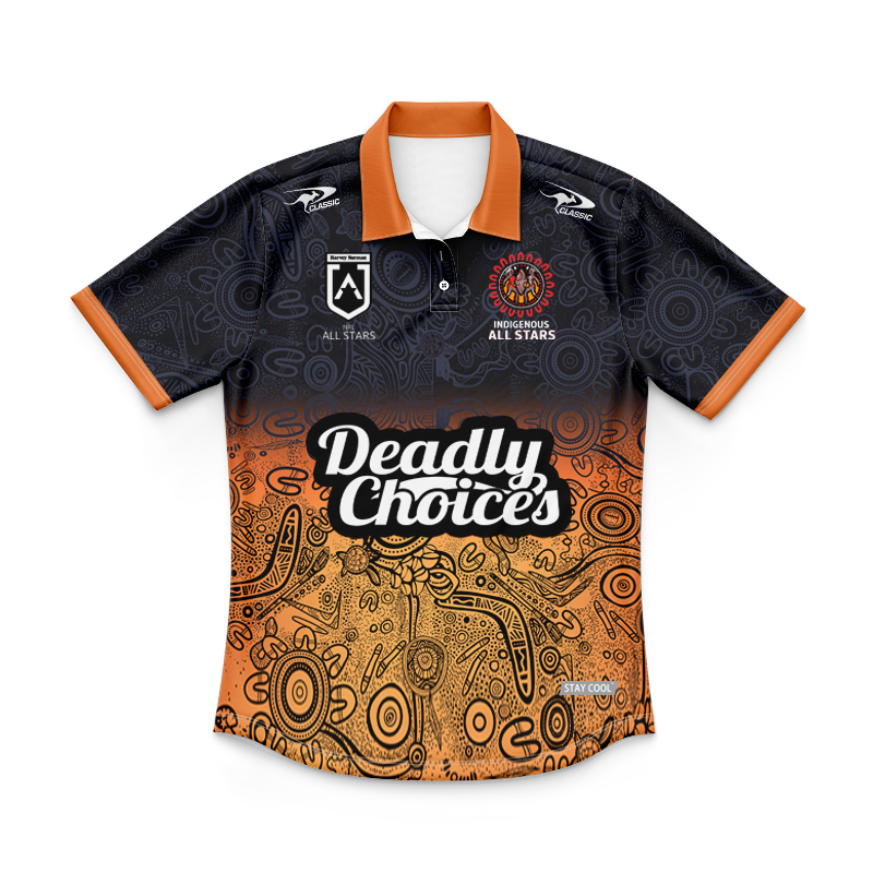 Kid's Indigenous All Stars 2025-2026 Training Polo Jersey