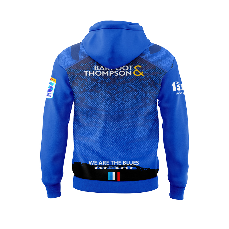 Auckland Blues Super Rugby 2025 Marvel Sport Hoodie