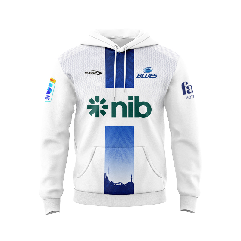 Auckland Blues Super Rugby 2025 Away Sport Hoodie