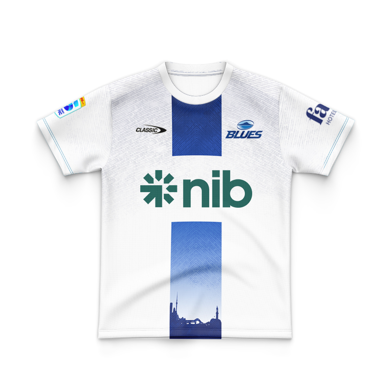Kid's Auckland Blues Super Rugby 2025 Away Jersey