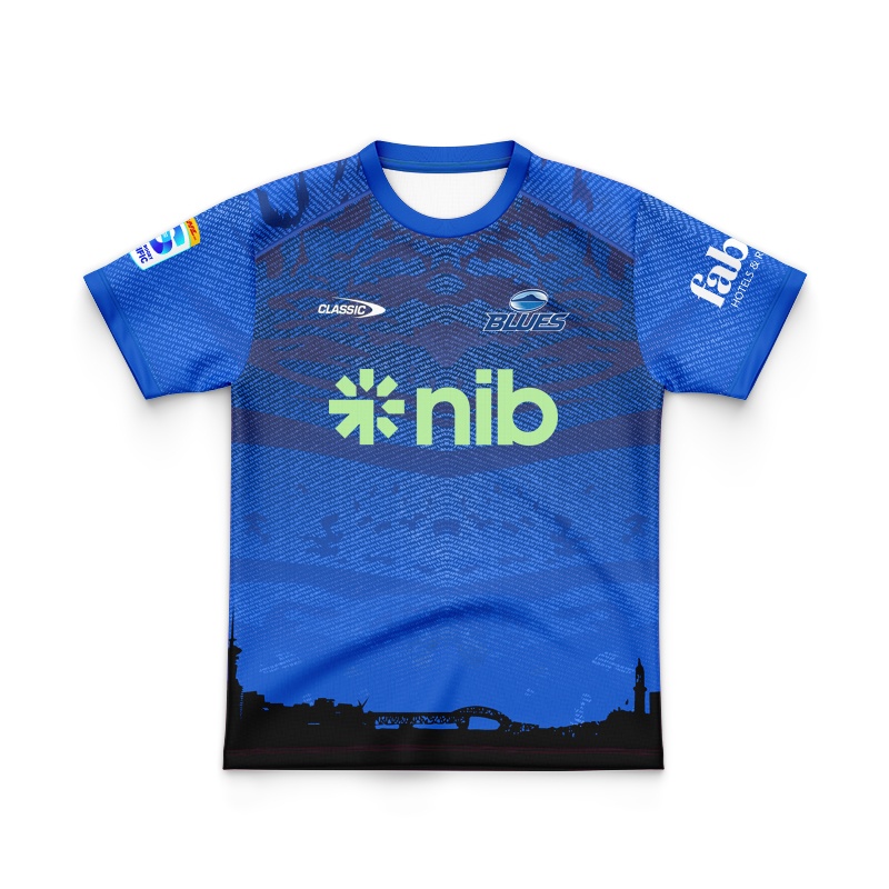 Kid's Auckland Blues Super Rugby 2025 Home Jersey
